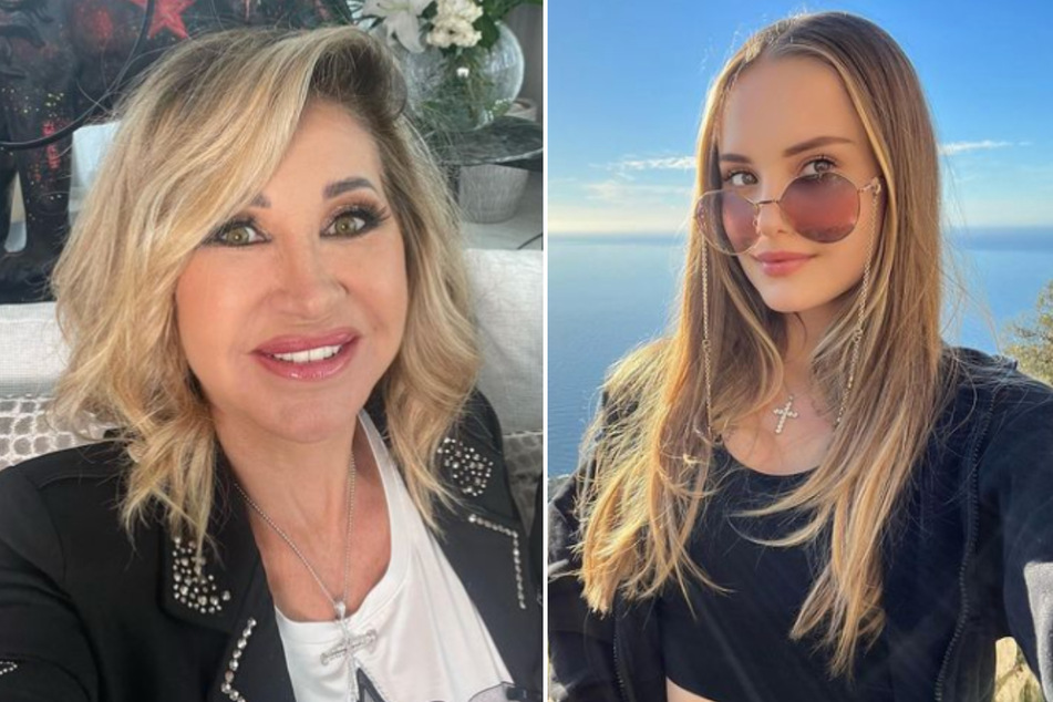 Fans vermuten, dass Carmens Tochter Davina einer Beauty-OP im Gesicht hatte - oder handelt es sich doch bloß um Filter?