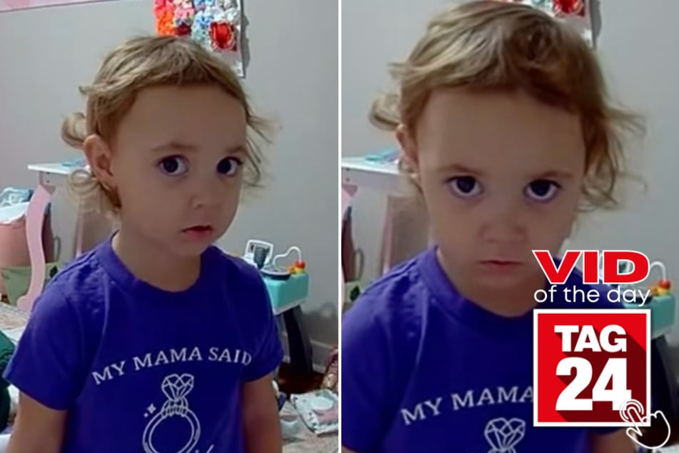 This little girl heard her mom's voice come through the camera speaker, and her reaction was NOT what anyone expected!