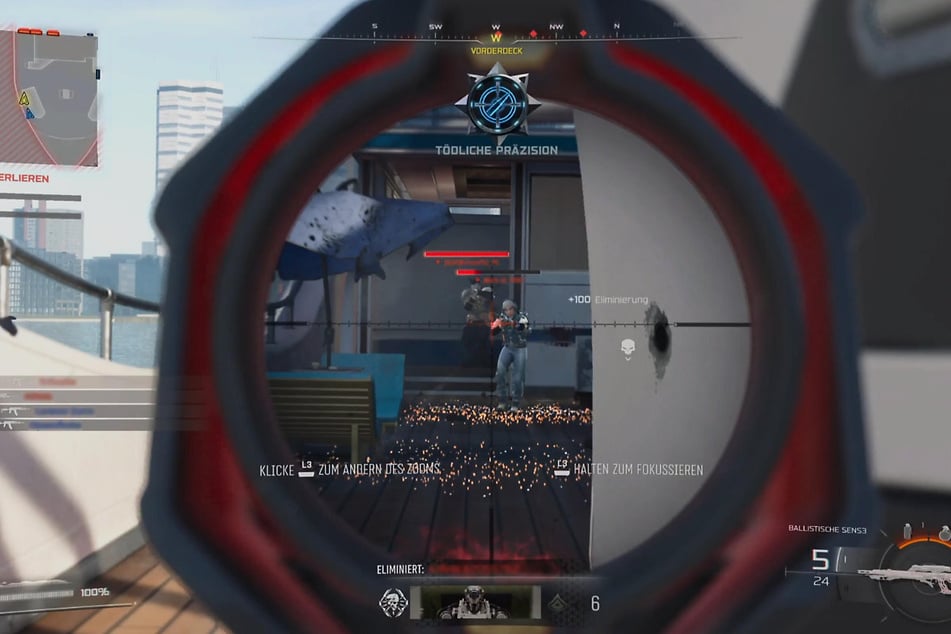 Zurück auf der Privatjacht: Erneut ist die Map "Hijacked" im Paket der Karten. Auch die beliebten Flächen "Raid" und "Express" sind ab dem Start dabei, weitere wie "Nuketown 2025" und "Standoff" folgen.