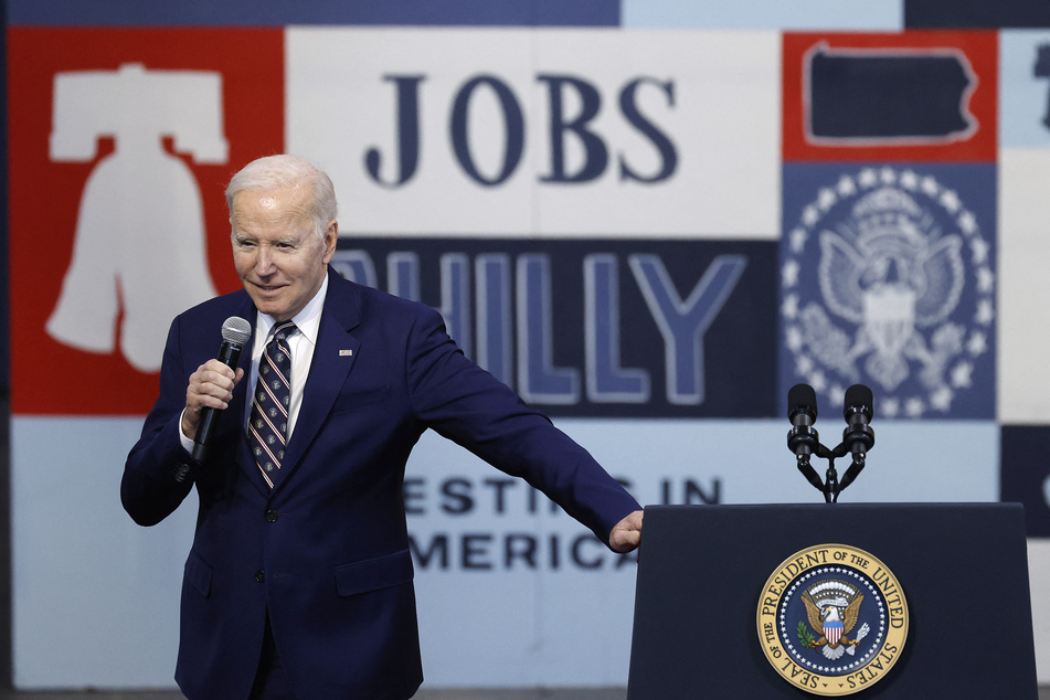 President Biden spoke in Philadelphia, Pennsylvania hours after unveiling his proposed 2024 budget.