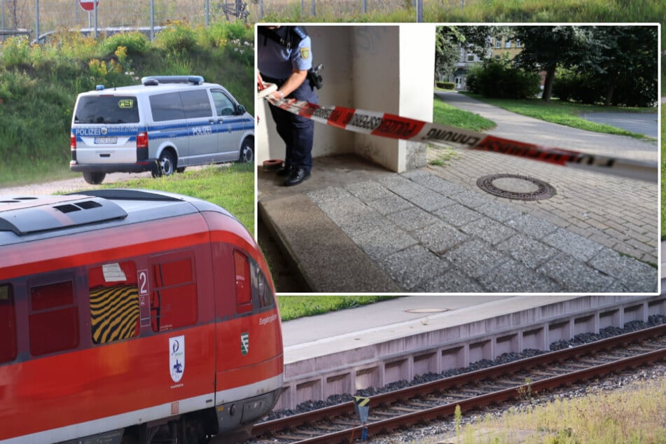 Wegen Droh-Mail: Polizeieinsatz am Bahnhof in Aue