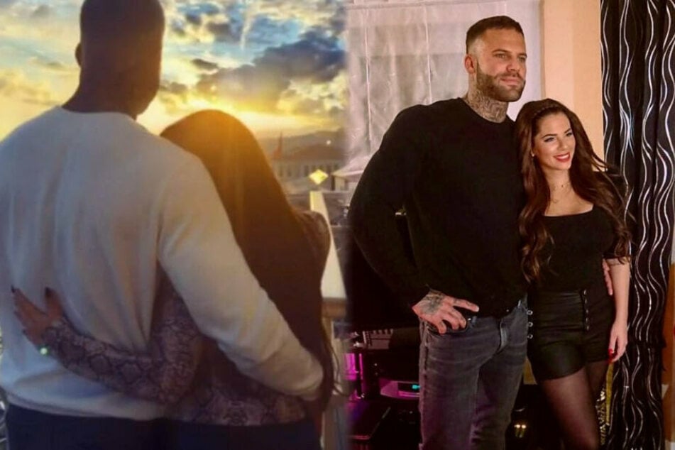 Da war die Welt noch in Ordnung: Jenny Frankhauser (27) zeigte sich mit Steffen König oftmals verliebt auf Instagram. (Fotomontage)