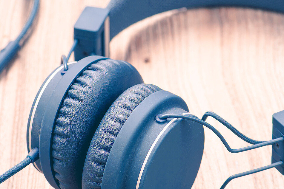 Headphones, headphones or speakers, just get that music in your ears.  (stored image)