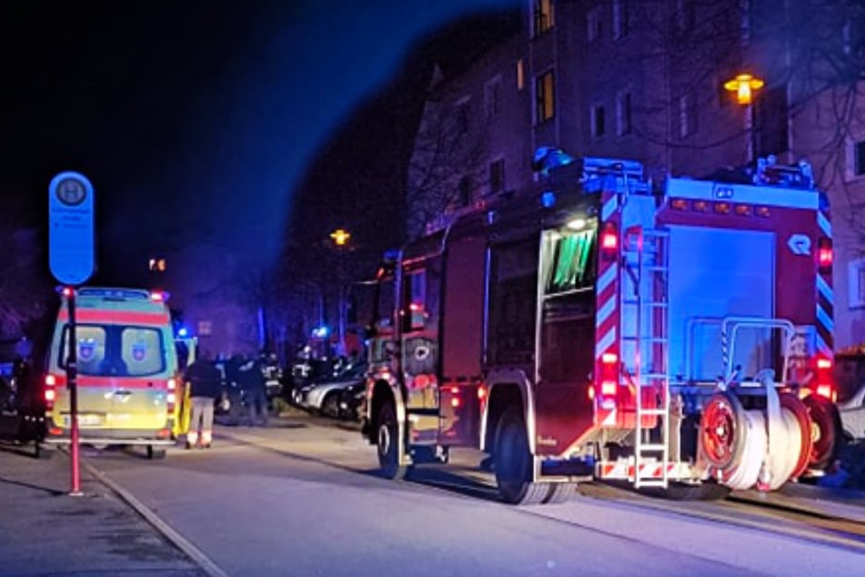 Chemnitz: Verheerender Wohnungsbrand in Burgstädt: Vier Verletzte