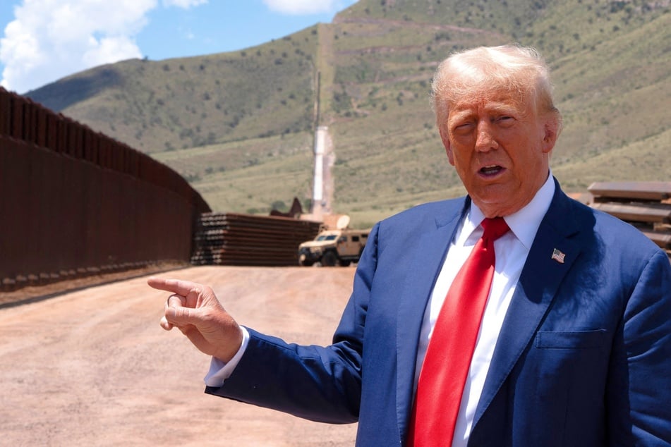 Trump visits the border to share false claims about Harris' immigration policies