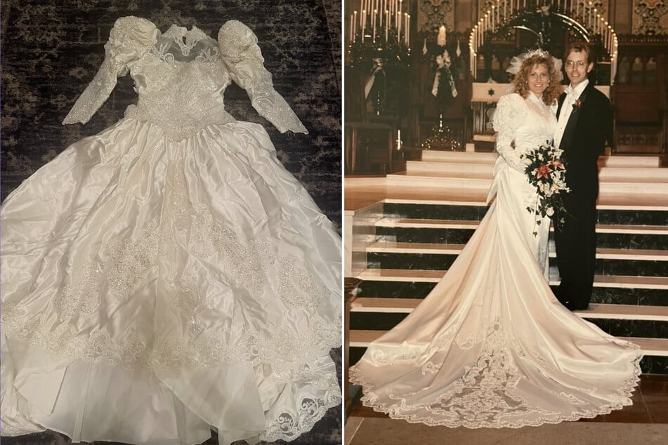 Tammy Gaddis heiratete 1992 in einem Traum von Weiß. Als sie ihr vermeintliches Kleid drei Jahrzehnte später erneut hervorholte, folgte der Schock.