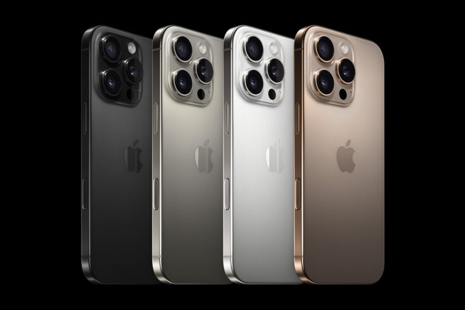 Das iPhone 16 Pro kommt mit edlem Titan-Rahmen und in vier stylischen Farben.