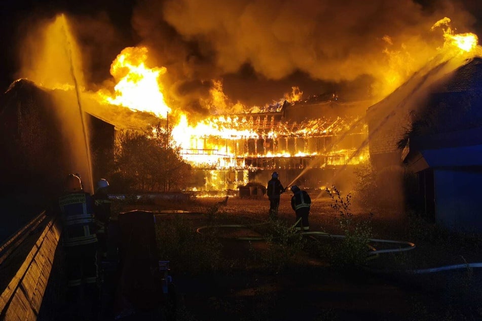 Die Feuerwehr war mit rund 350 Kräften vor Ort im Einsatz.