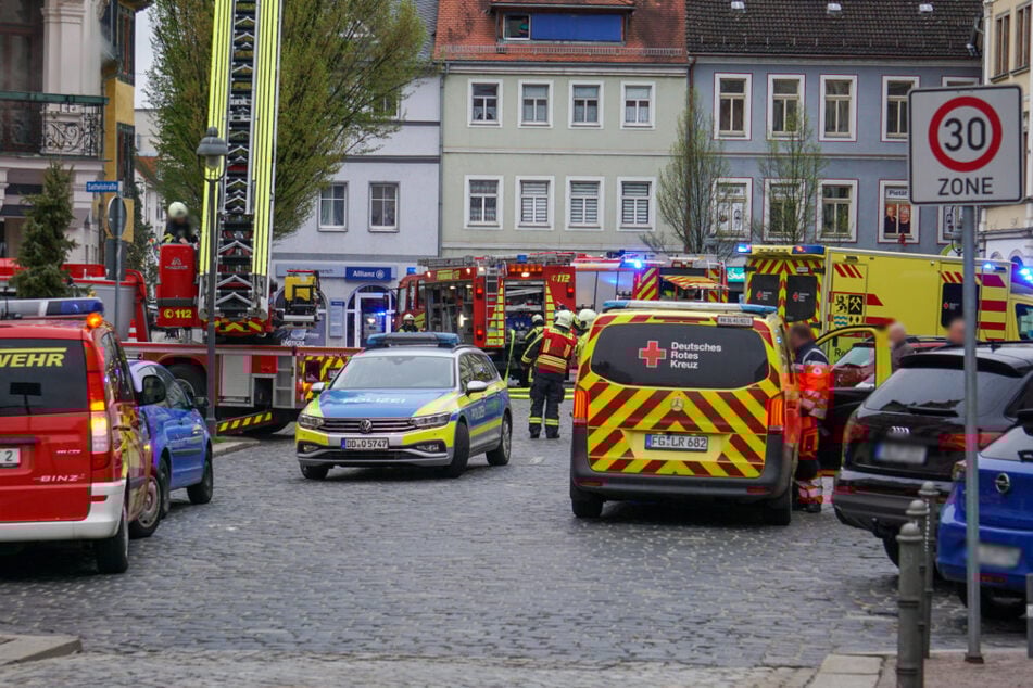 Während des Einsatzes war die Ritterstraße voll gesperrt.