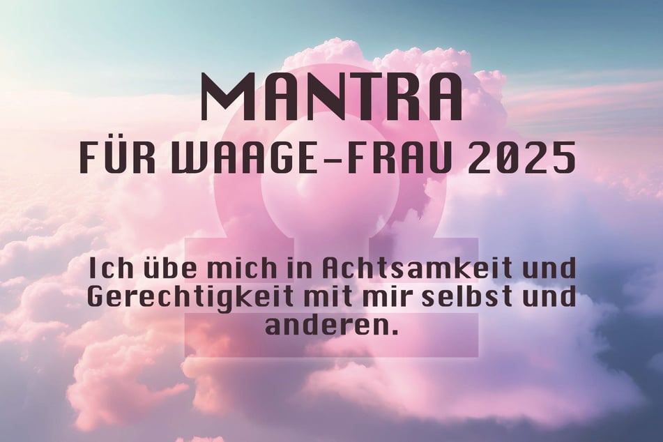 Du bist Waage-Frau? Das ist Dein Jahres-Mantra für 2025.