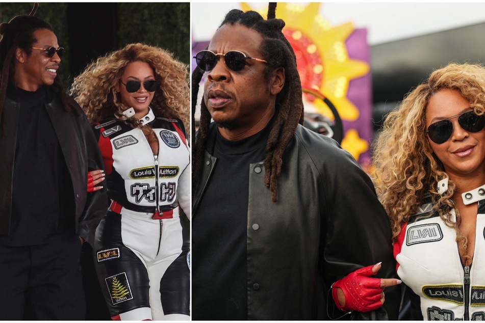 Beyoncé and Jay-z pull up to F1 Grand Prix in Las Vegas in rare outing