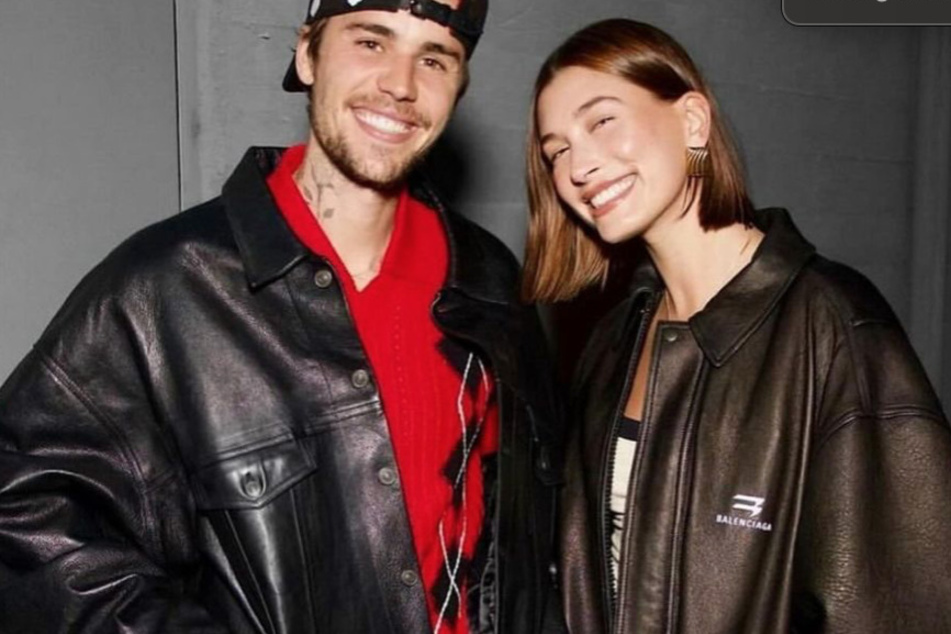 Justin and Hailey Bieber were captured sweetly cuddling each other at Coachella.