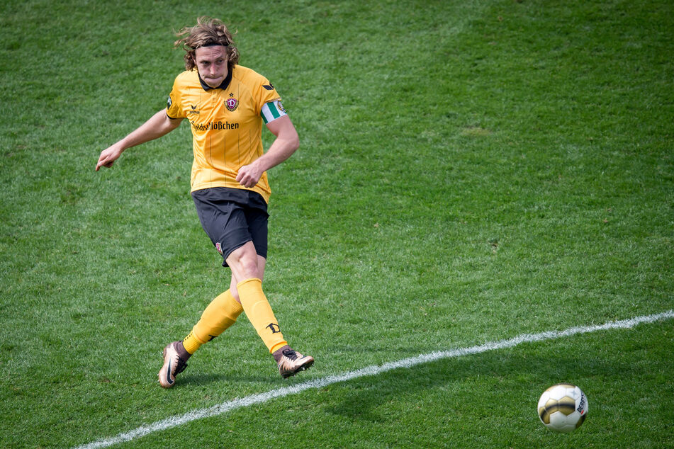 Michael Hefele spielte von 2014 bis 2016 für Dynamo, stieg mit der SGD 2016 in die 2. Bundesliga auf.
