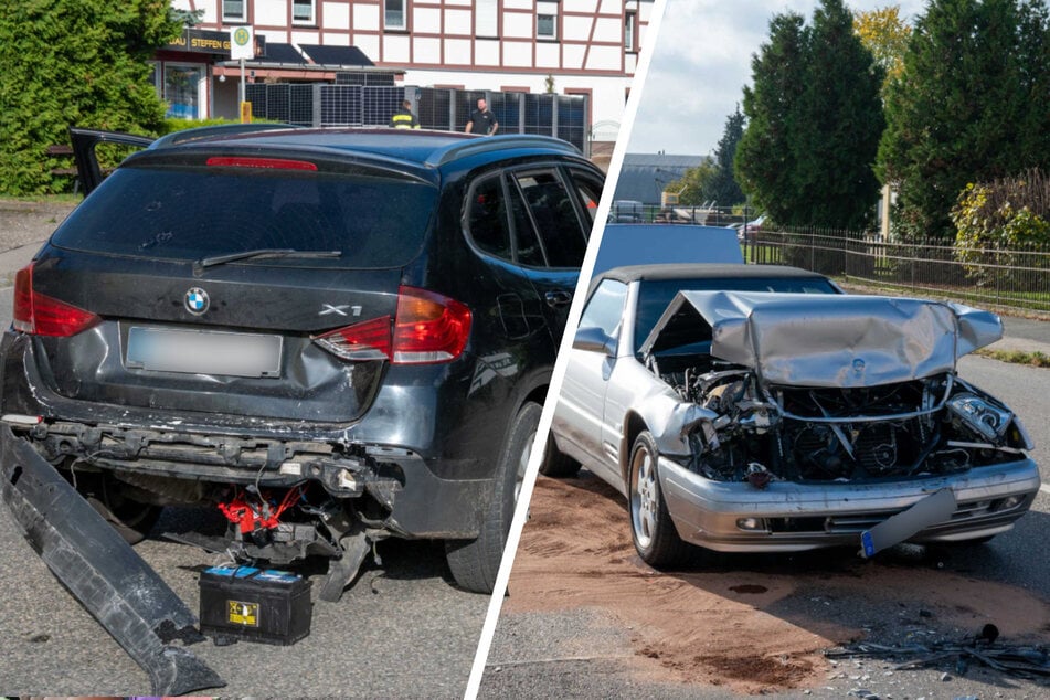 B175 nach Auffahrunfall voll gesperrt