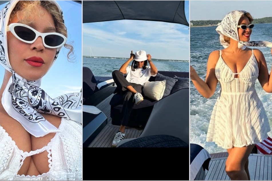 Beyoncé goes cottagecore chic while cruising with Jay-Z