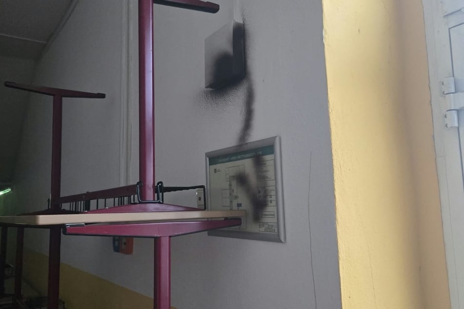 Teilweise wurde vollkommen zusammenhanglos gesprüht.