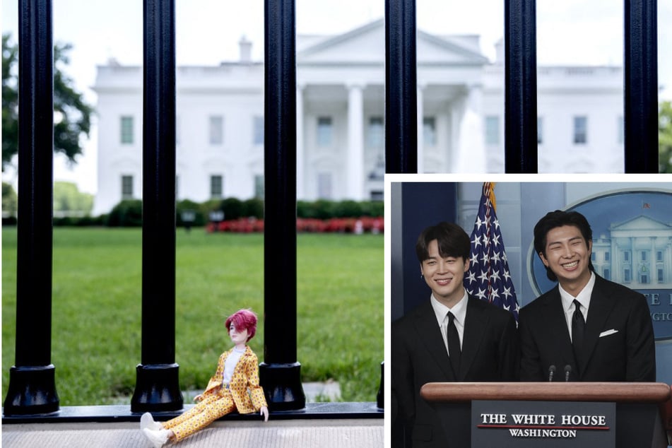BTS strut across the White House lawn in new video with Biden