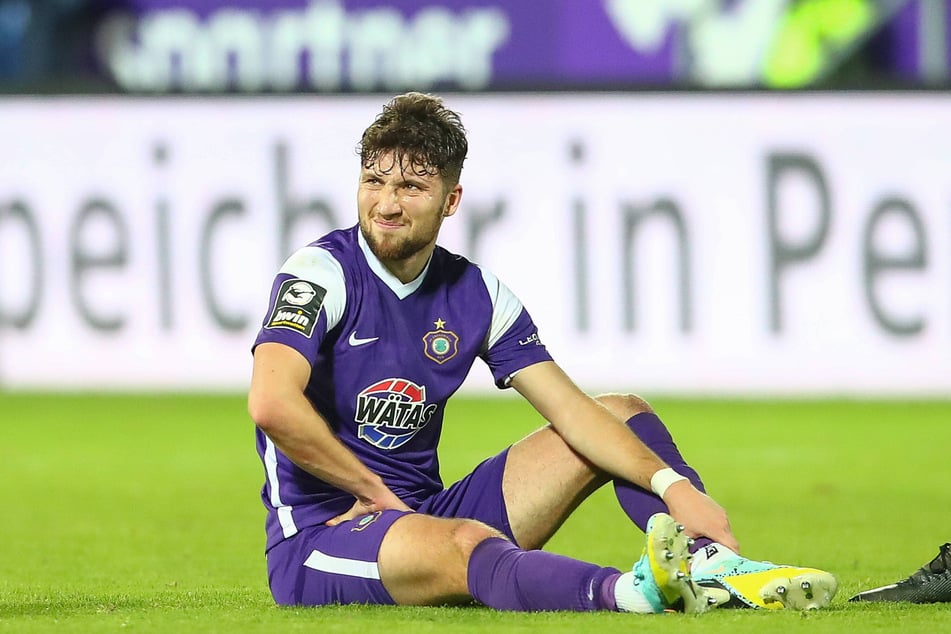 Spielte öfters für Aue als für Chemnitz: 80-mal trug Tom Baumgart (28) das Veilchen-Trikot.