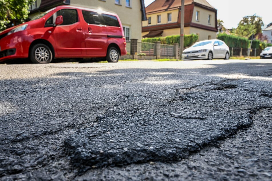 Auf der Gostritzer Straße holpert's heftig.
