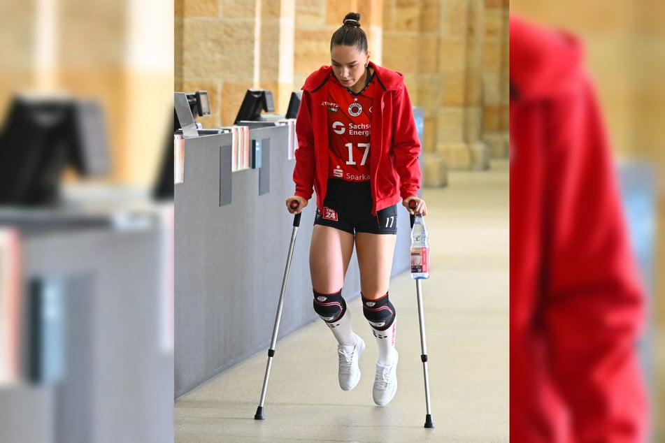 Bitter! Lorena Lorber Fijok (22) wird noch länger ausfallen.
