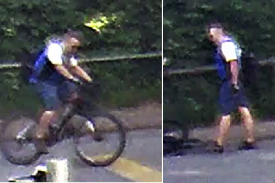 Mit diesen Fotos sucht die Polizei nach dem Flüchtigen.