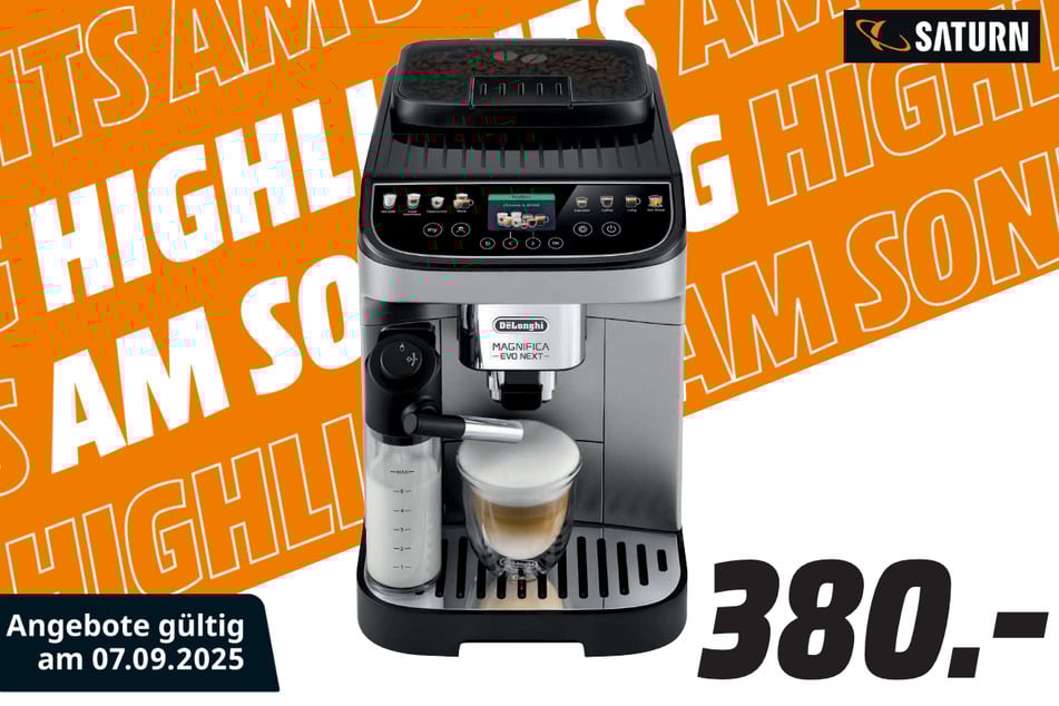 DeLonghi-Kaffeevollautomat für 380 Euro.