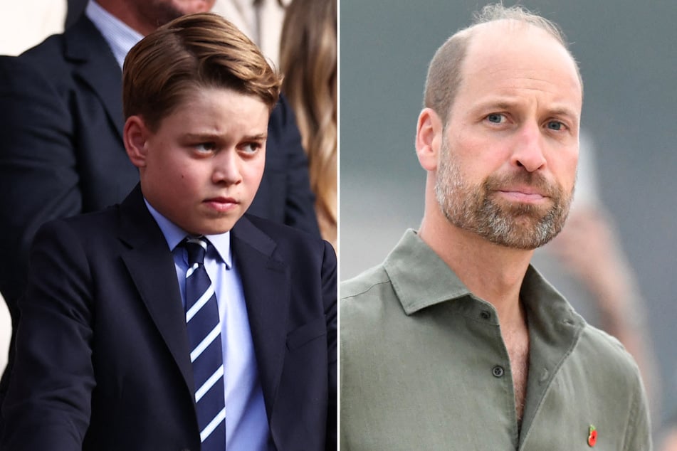 Prince William (r.) recently revealed that one of his parenting rules has become a "tense issue" with his eldest son, 12-year-old George.