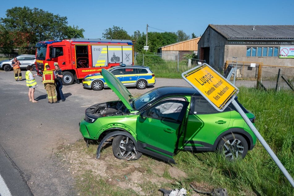 Der Schaden am Auto ist erheblich.