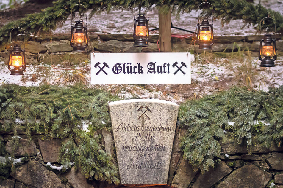 Die Stadt Aue feiert auch unter dem Motto "Herzlich willkommen im Schacht" noch ihr 850-jähriges Jubiläum.