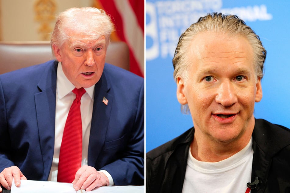The Kennedy Center confirmed on Thursday that Bill Maher (r) will receive the Mark Twain award for humor, despite a denial from the Donald Trump (l) White House.