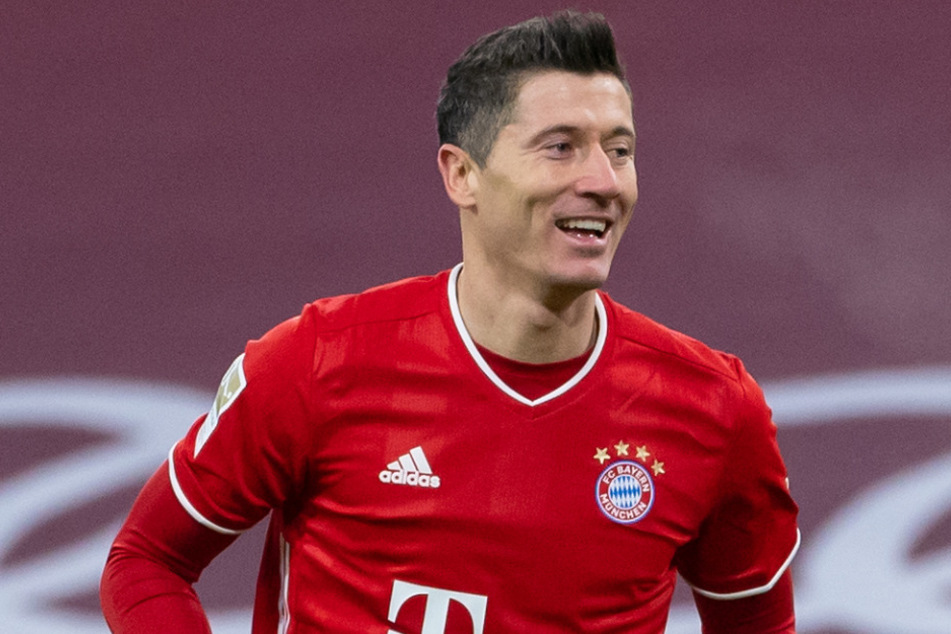 Robert Lewandowski (32) erzielte beim 5:2 über Mainz 05 am Sonntag seine Treffer 18 und 19 in der laufenden Bundesliga-Saison.