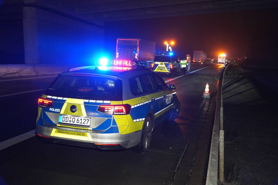 Die Autobahn musste kurzzeitig gesperrt werden.