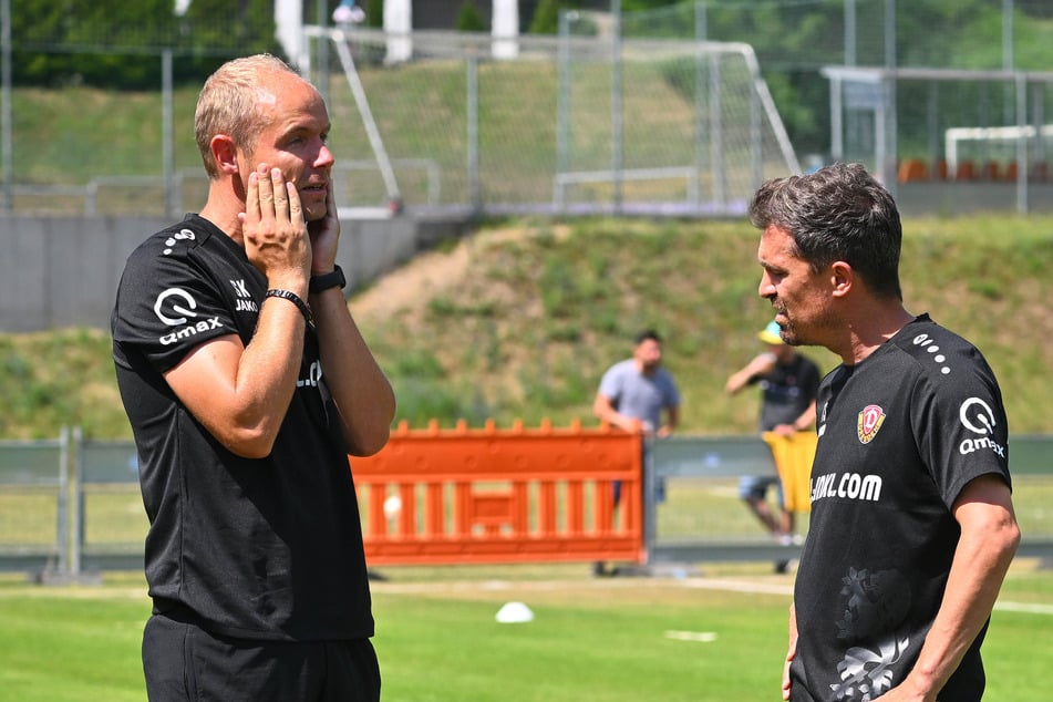 U21-Coach Sebastian König (l.) muss auch am kommenden Sonntag wieder improvisieren.