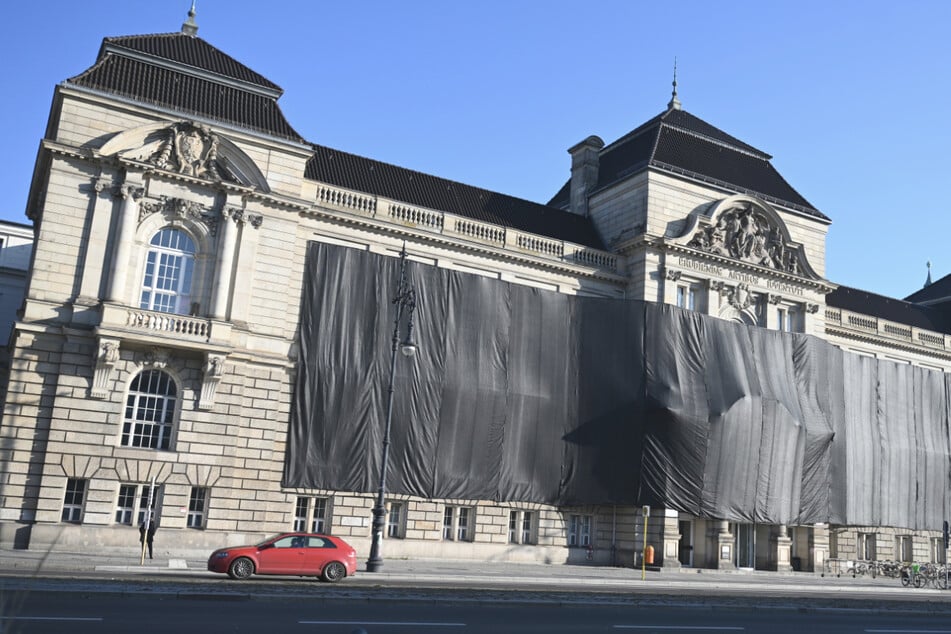 Studierende an der UdK protestieren auf kreative Art.