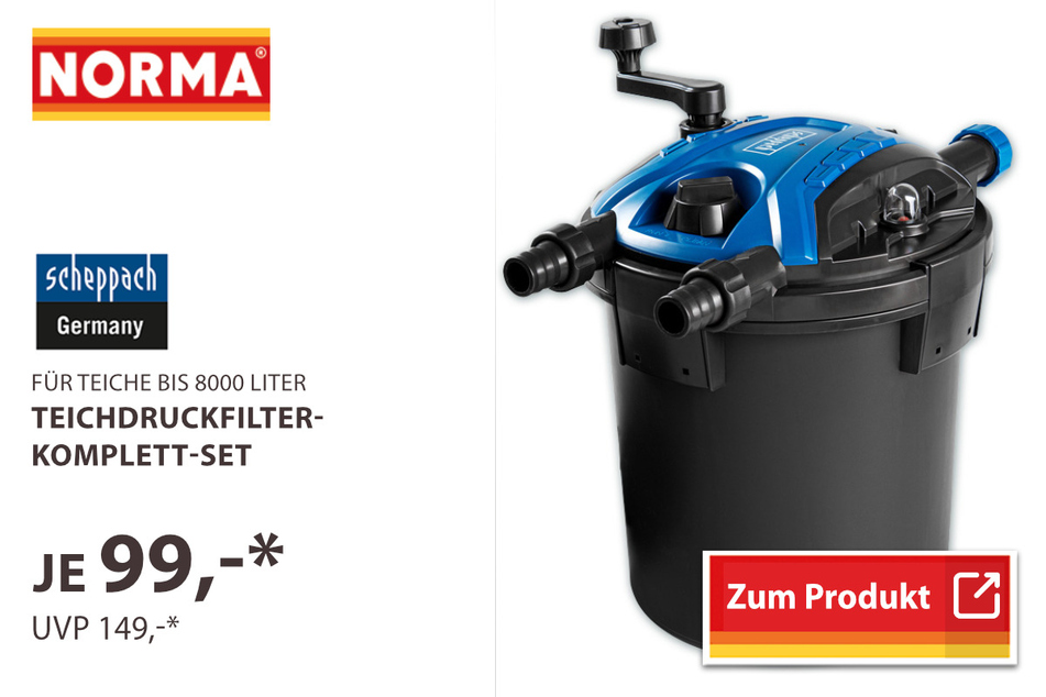 Teichdurckfilter-Komplett-Set