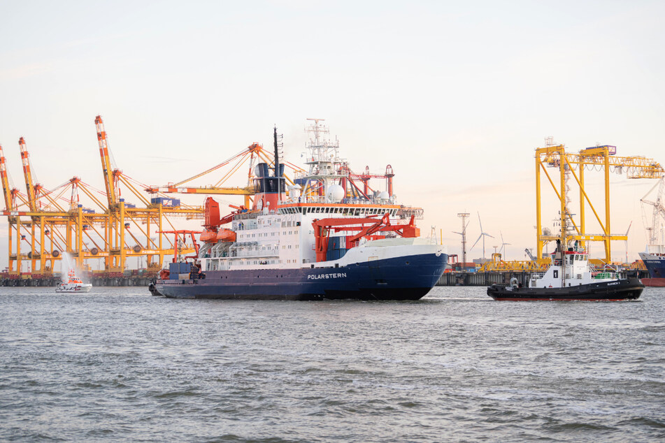 Nach ihrer einjährigen Expedition kehrte die "Polarstern" im Oktober 2020 nach Bremerhaven zurück.
