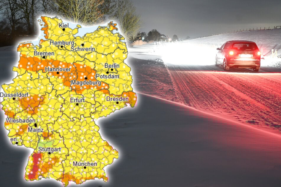 Frost, Glätte und Schneeverwehungen werden zur Herausforderung für alle Verkehrsteilnehmer.
