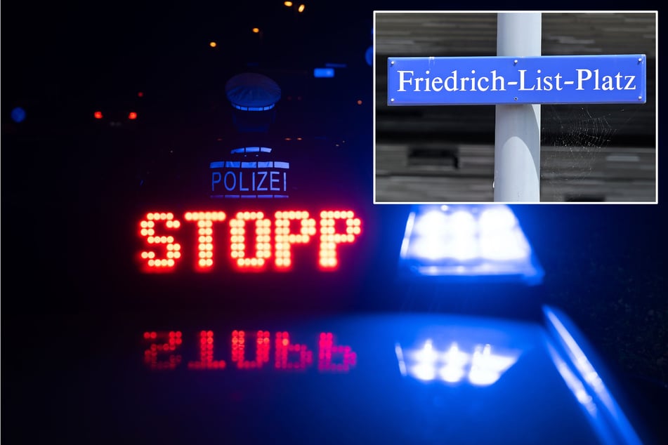 Am Friedrich-List-Platz beendete die Polizei die Trunkenheitsfahrt des 56-Jährigen. (Symbolfoto)