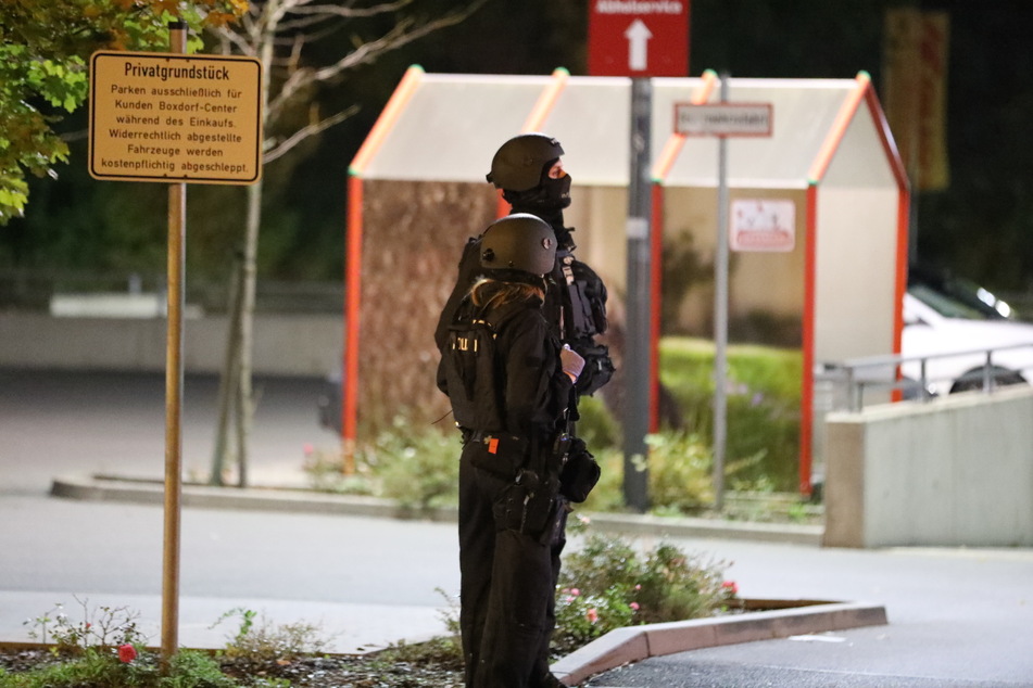 Beamte des USK Mittelfranken sowie des USK der Bayerischen Bereitschaftspolizei waren vor Ort im Einsatz.