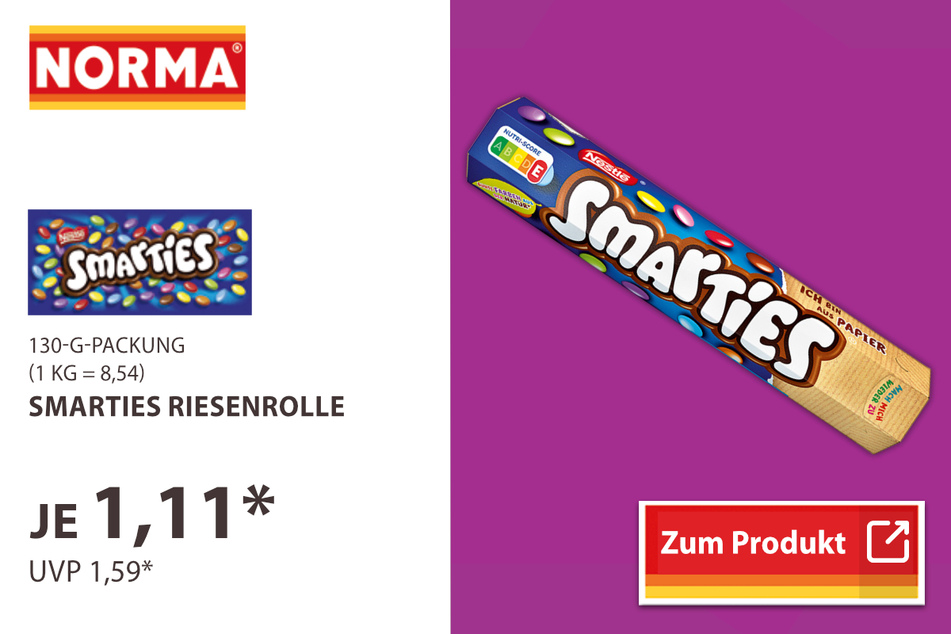 Smarties Riesenrolle