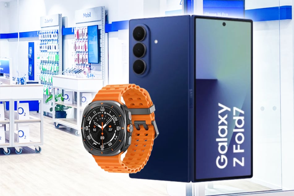 Samsung Galaxy Z Fold7 jetzt bei o2 für nur 1 Euro mit gratis Galaxy Watch Ultra