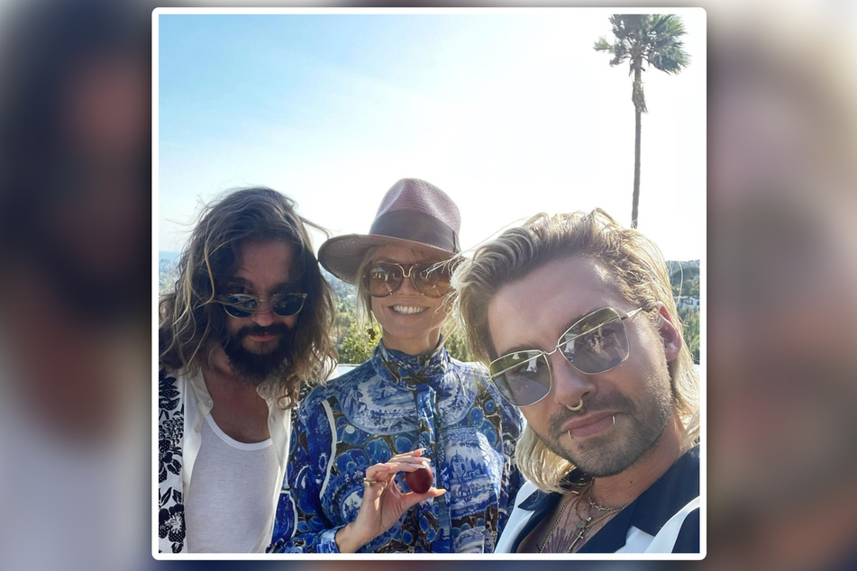 Tom Kaulitz (32), Heidi Klum (48) und Bill Kaulitz (32) verbrachten ihr Oster-Wochenende auf dem Coachella-Festival.