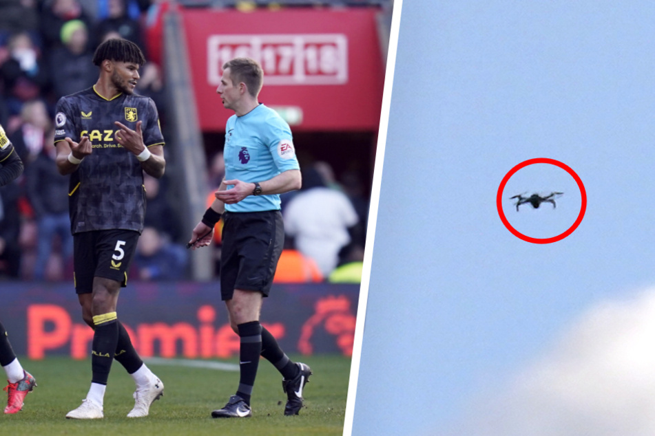 Wegen Drohne! Premier-League-Spiel muss minutenlang unterbrochen werden