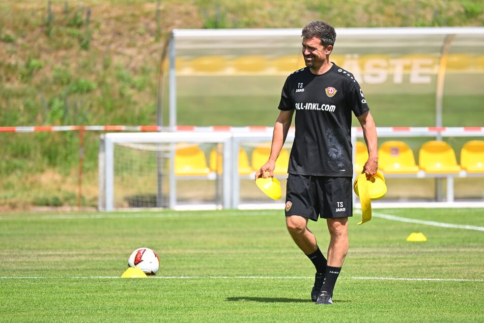Coach Thomas Stamm (43) blickt in der Vorbereitung lieber nicht zu weit.
