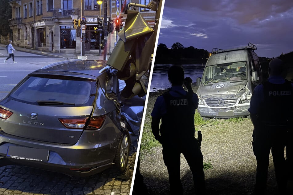 Polizei sucht Zeugen: Fahrer nach wilder Verfolgung durch Dresden festgenommen