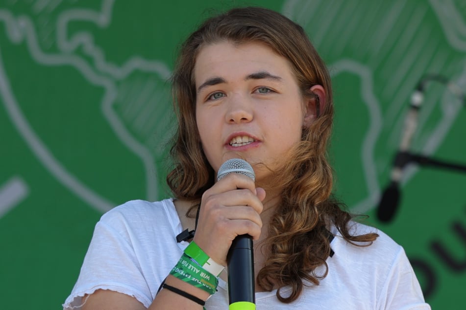 "Fridays for Future"-Sprecherin Annika Rittmann (21) will, dass sich das EU-Parlament mehr für den Klimaschutz einsetzt.