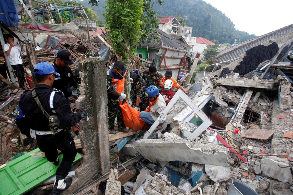 Rescue operations are ongoing after a devastating earthquake hit in Cianjur, West Java province, Indonesia.