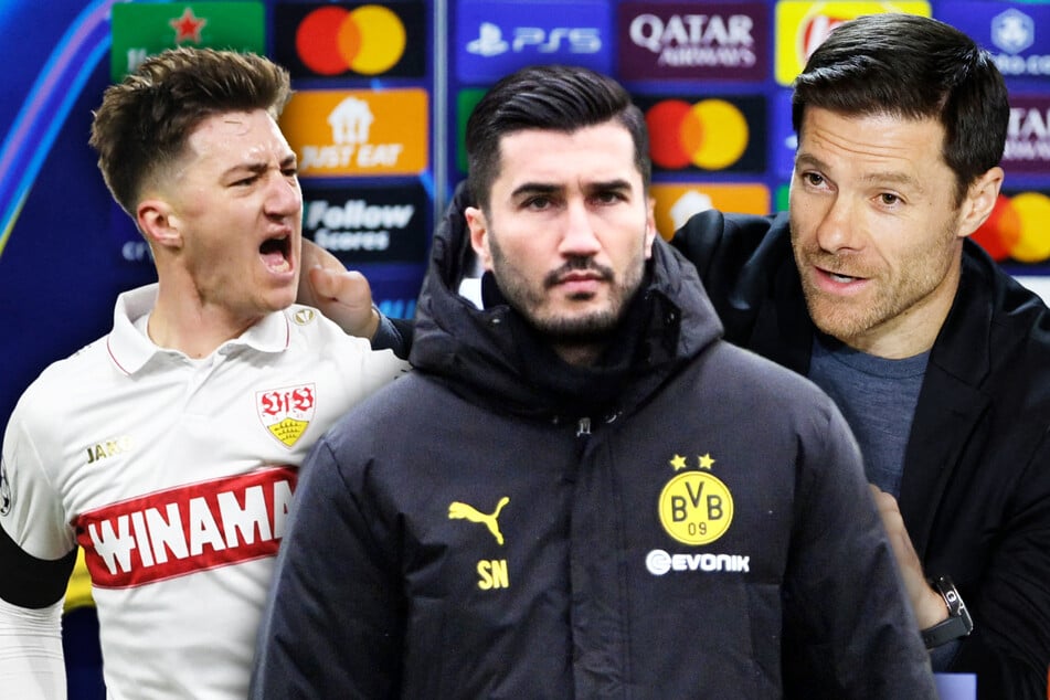 Wie läuft es am Dienstag für die deutschen Teams? Vor allem BVB-Coach Nuri Sahin (36, M.) steht im Blickpunkt.