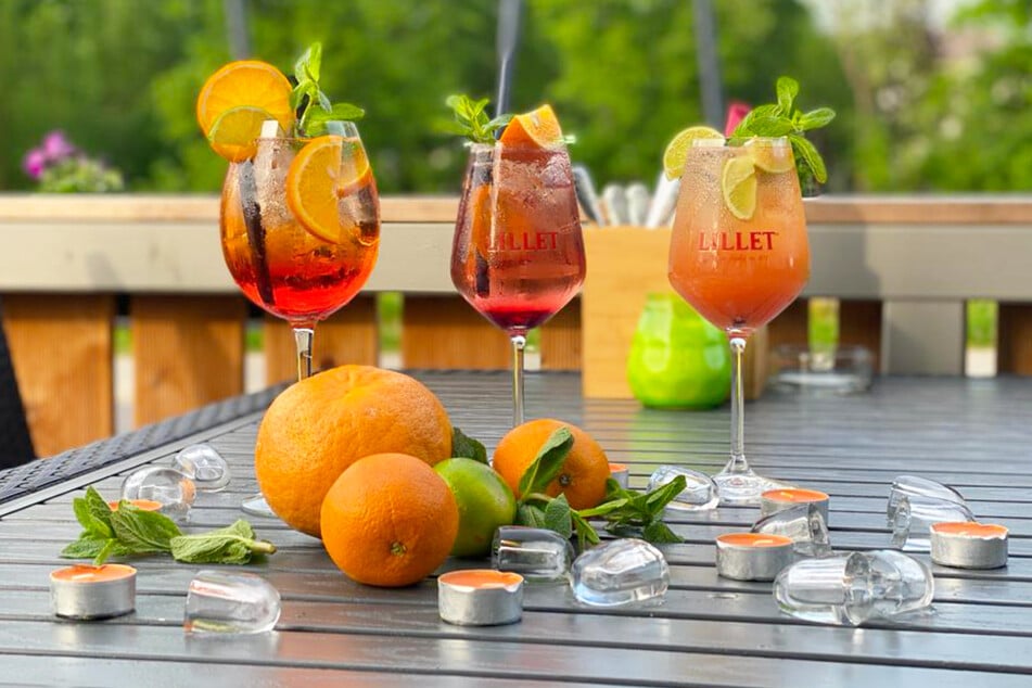 Auch leckere Cocktails genießt Ihr auf der sonnigen Terrasse im A&amp;F-Restaurant Chemnitz.