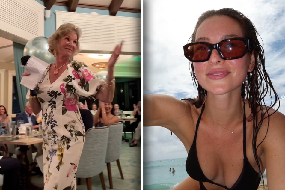 Emily Rule (l.) hatte noch bis vor Kurzem Angst vor ihrem 30. Geburtstag. Der 80. Geburtstag ihrer Oma Sandra änderte das.